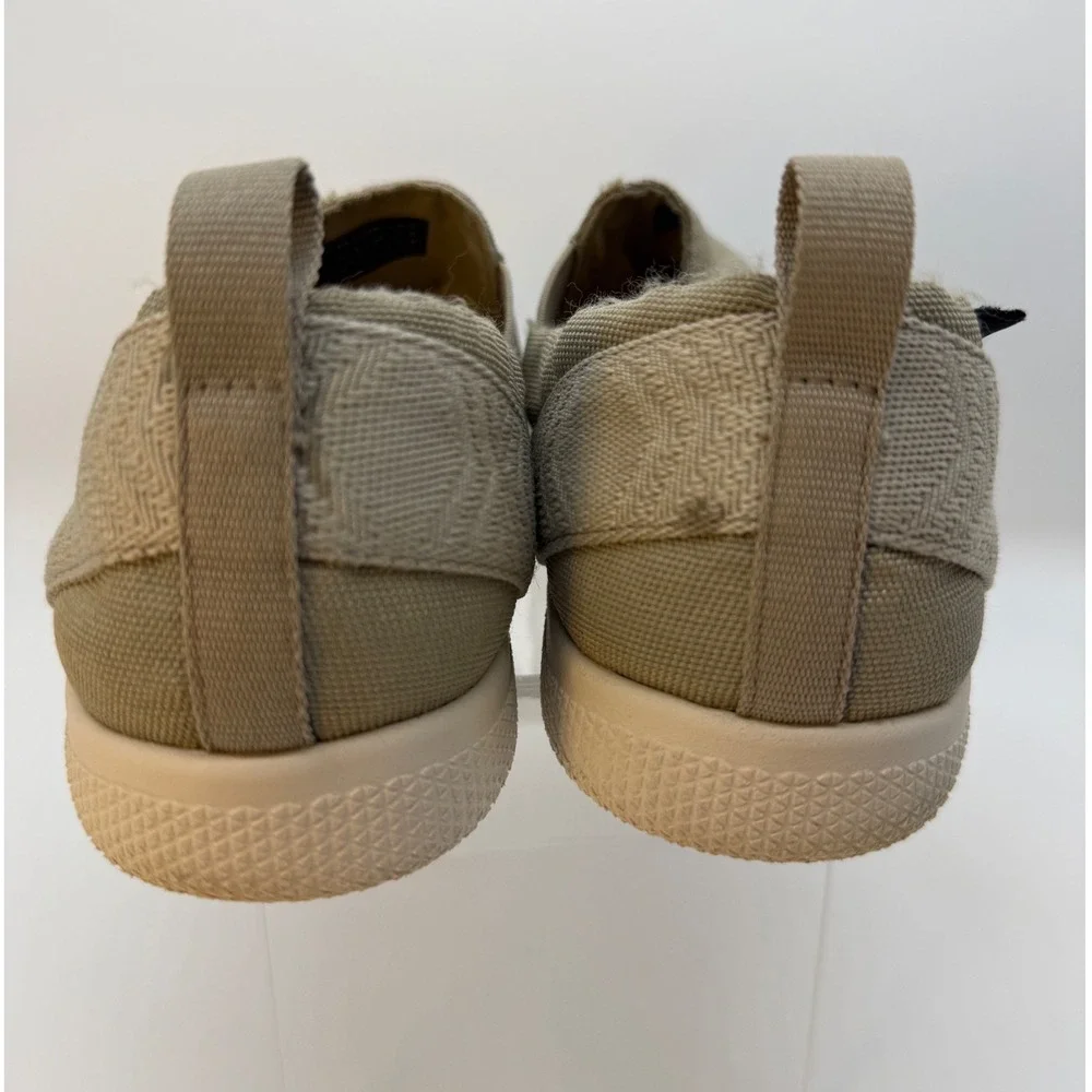 Teva Slip On Shoes Mens 10 Tan Canvas Casual Loafers Lightweight Walking Sneaker